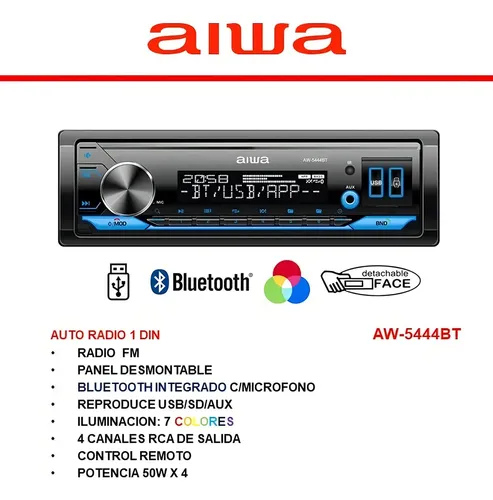 radio Aiwa AW-5444BT radio Aiwa AW-5444BT