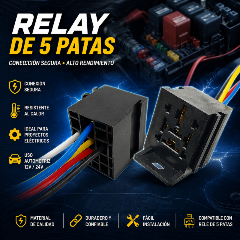 relay de 5 pines