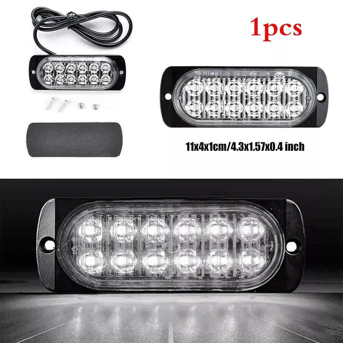 led 2 hileras rojo