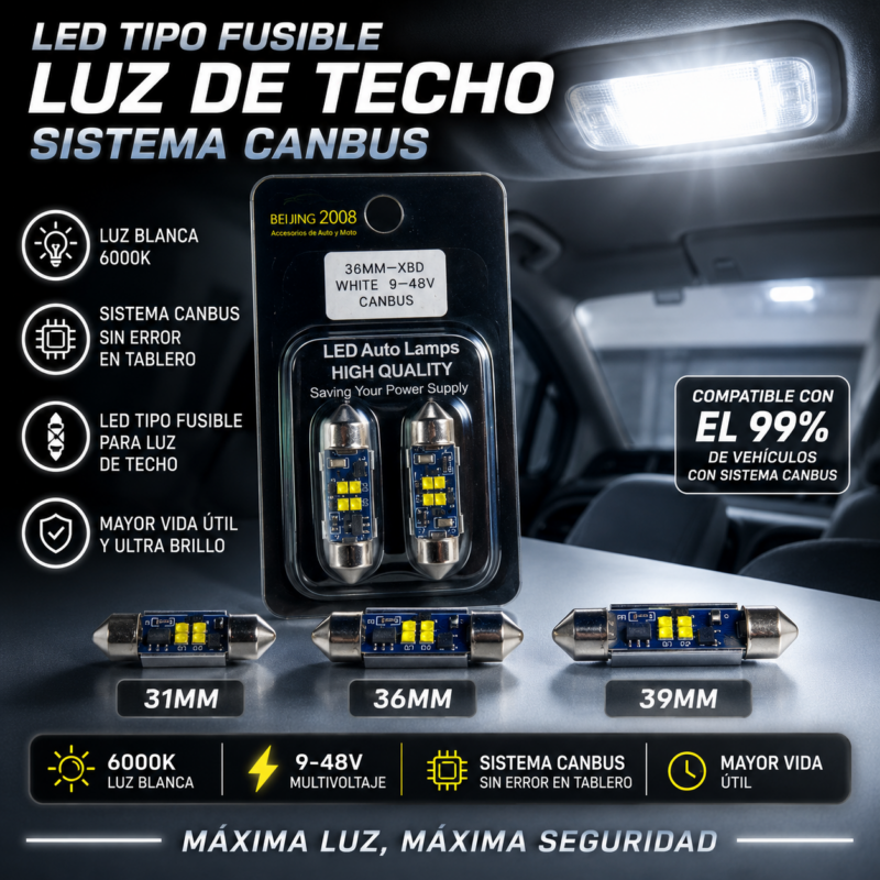 led tipo fusible