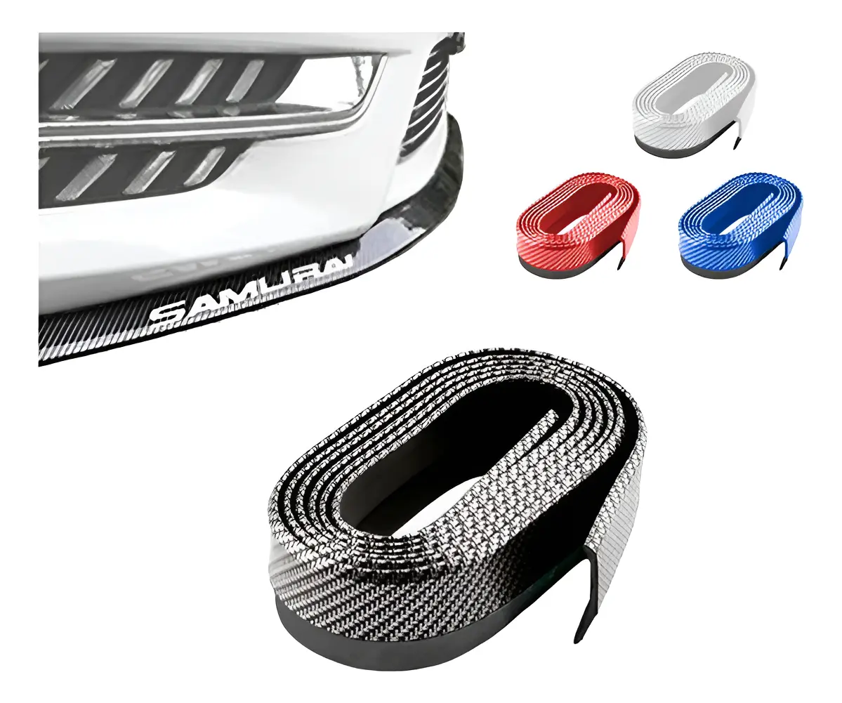 Lip Universal Samurai Negro Carbono Flexible - Imagen 2