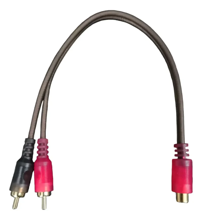 un rca hebra a 2 rca machos