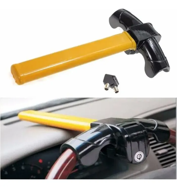 Traba de Volante Antirrobo Barra de Seguridad Universal para Auto | Protección Reforzada