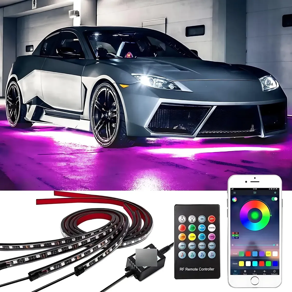 luces rgb chasis