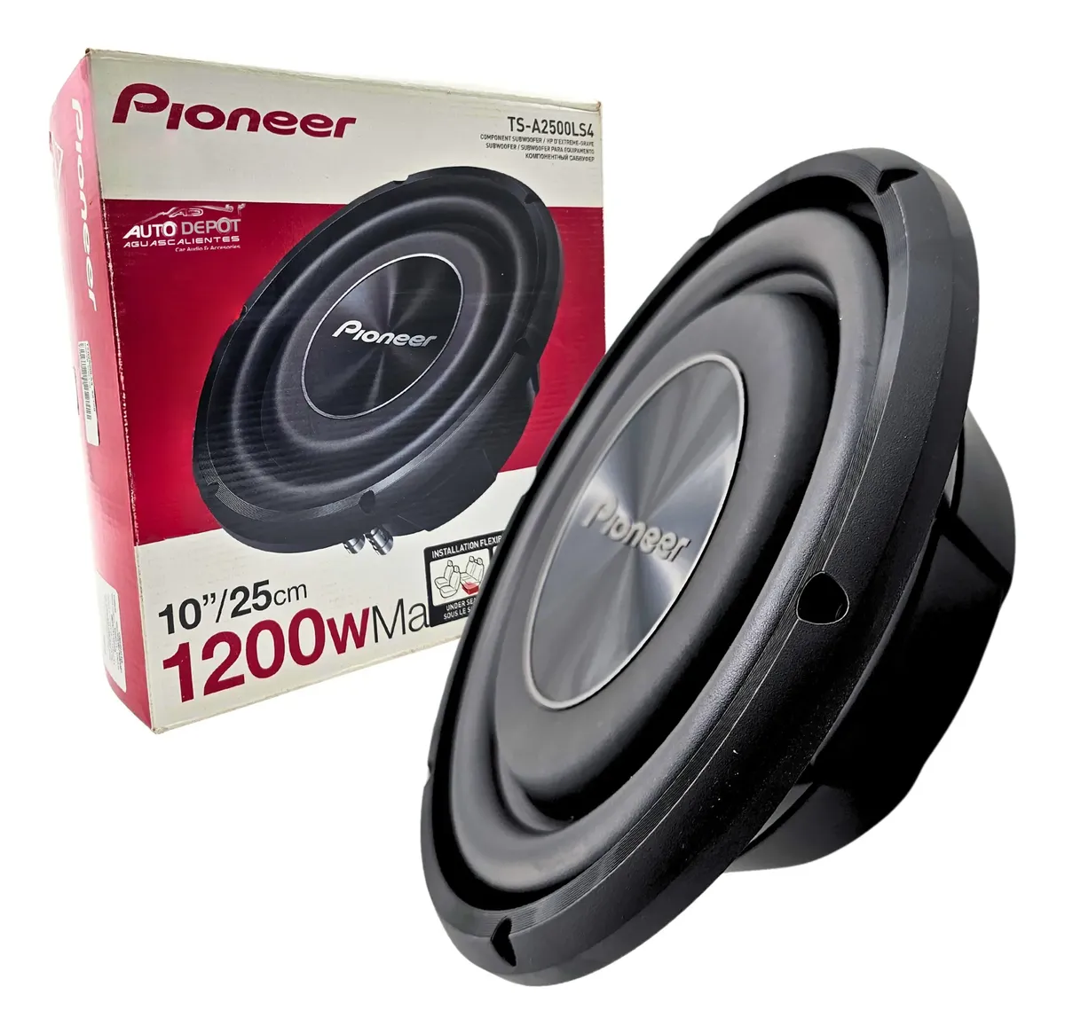 Subwoofer Pioneer TS-A2500LS4 10" 1200W Máx