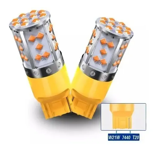 D_NQ_NP_752671-MLC49749811057_042022-O-ampolletas-led-t20-7440-w21w-wy21w-canbus-sin-hyper-flash-x2