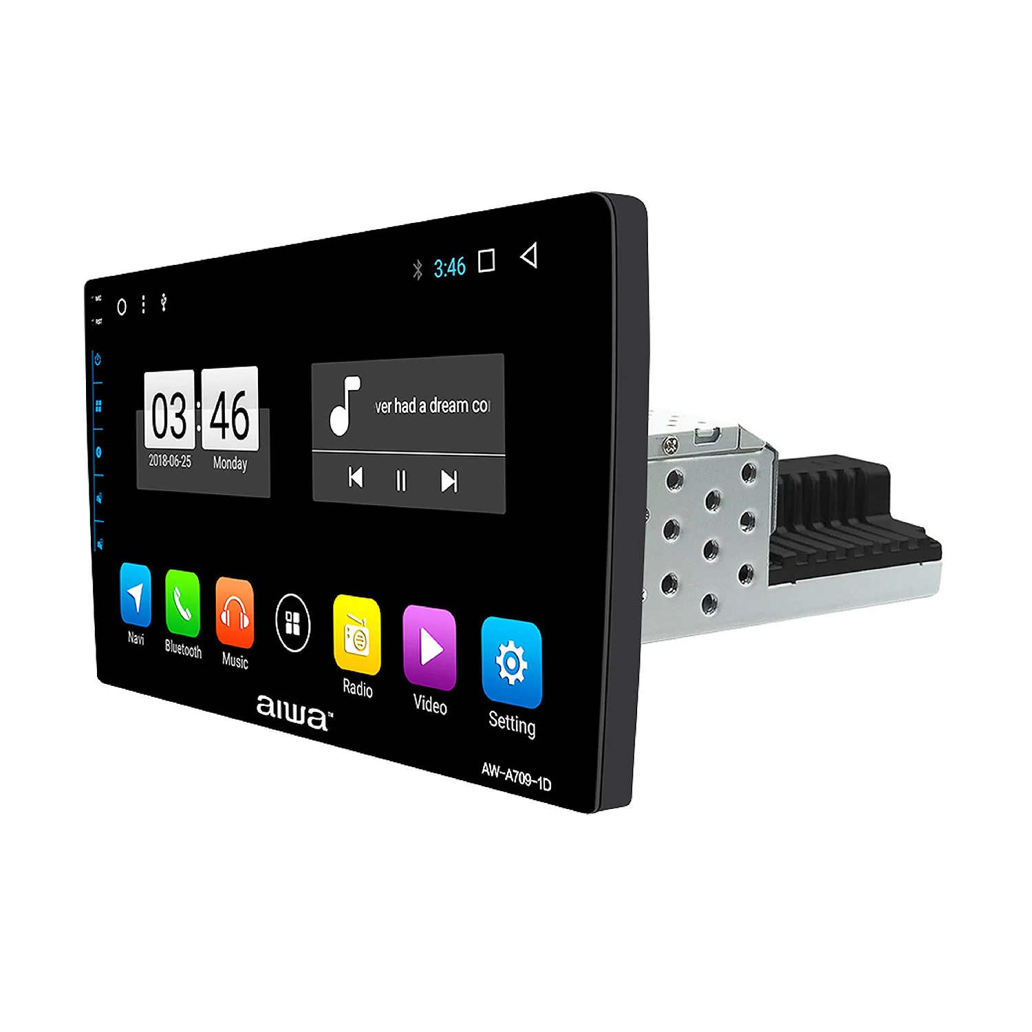Radio Auto Android Con Pantalla Tactil Hd 9'' Wifi Aw-a709-1D - Imagen 2