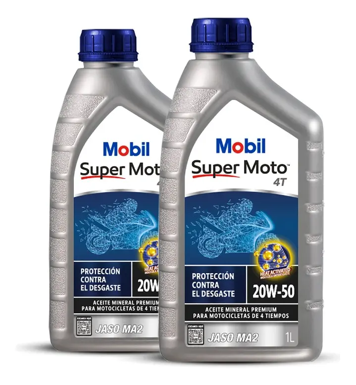 Pack 2 Mobil Super Moto 4t, 1lt